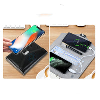 HKM-280723 Bluetooth Fingerprint Lock Notepad with 16GB Memory and Wireless Charging Capability
