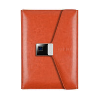 HKM-280723 Bluetooth Fingerprint Lock Notepad with 16GB Memory and Wireless Charging Capability