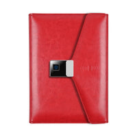 HKM-280723 Bluetooth Fingerprint Lock Notepad with 16GB Memory and Wireless Charging Capability