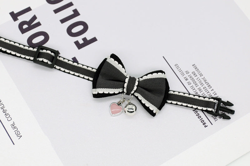 HKM-280915 Fresh Floral Cat and Small Dog Bell Collars with Adjustable Size and Color Options