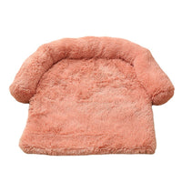 HKM-280979 Cozy Plush Dog Sofa Cushion for Winter Comfort - Available in Multiple Sizes