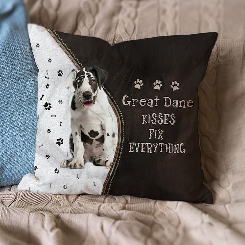 HKM-281171 Modern Geometric Linen Pillowcase for Sofa and Cushion, Short Plush Cover with PP Cotton Filling