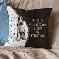 HKM-281171 Modern Geometric Linen Pillowcase for Sofa and Cushion, Short Plush Cover with PP Cotton Filling