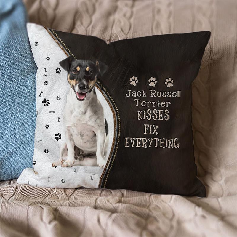 HKM-281171 Modern Geometric Linen Pillowcase for Sofa and Cushion, Short Plush Cover with PP Cotton Filling