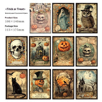 HKM-281171 Retro Decorative Paper Pack – 20 Sheets of Material Paper (100x140mm)