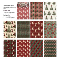 HKM-281171 Retro Decorative Paper Pack – 20 Sheets of Material Paper (100x140mm)