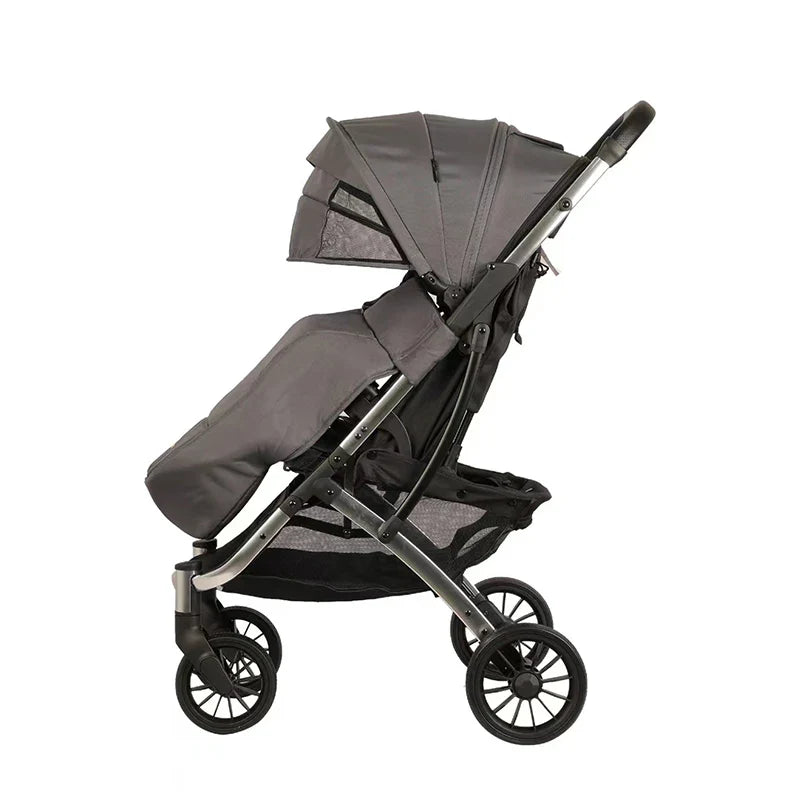 KTX-281235 Foldable Baby Stroller for Newborns to 36 Months with Five-Point Safety Harness and Footmuff