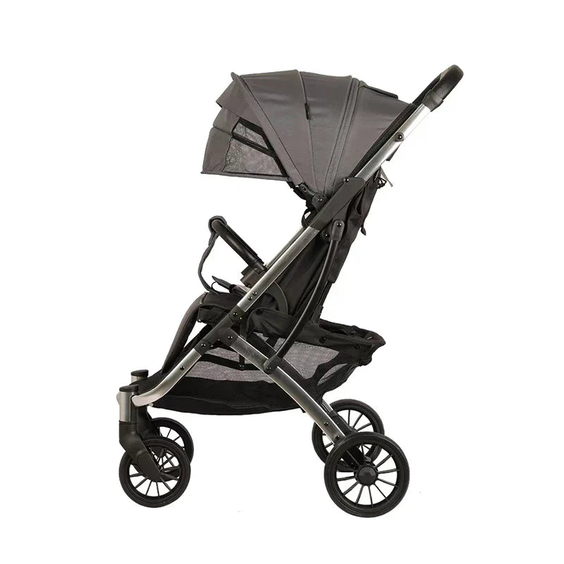 KTX-281235 Foldable Baby Stroller for Newborns to 36 Months with Five-Point Safety Harness and Footmuff