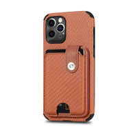 HKM-281299 Creative Anti-Fall Mobile Phone Case with Card Holder Compatible with iPhone Models