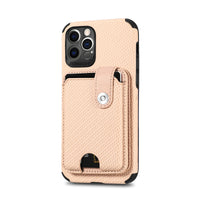 HKM-281299 Creative Anti-Fall Mobile Phone Case with Card Holder Compatible with iPhone Models