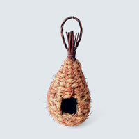 HKM-281299 Hand-Knitted Straw Bird Nest for Creative Gardening Decoration – Multiple Styles Available