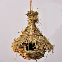 HKM-281299 Hand-Knitted Straw Bird Nest for Creative Gardening Decoration – Multiple Styles Available