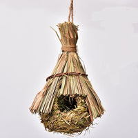 HKM-281299 Hand-Knitted Straw Bird Nest for Creative Gardening Decoration – Multiple Styles Available