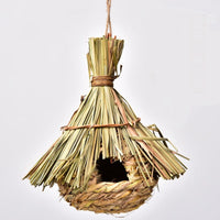HKM-281299 Hand-Knitted Straw Bird Nest for Creative Gardening Decoration – Multiple Styles Available