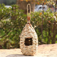 HKM-281299 Hand-Knitted Straw Bird Nest for Creative Gardening Decoration – Multiple Styles Available