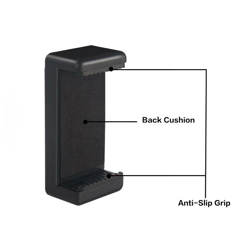 HKM-281427 Universal Plastic Phone Holder - Compact Design 10x4x3.5mm