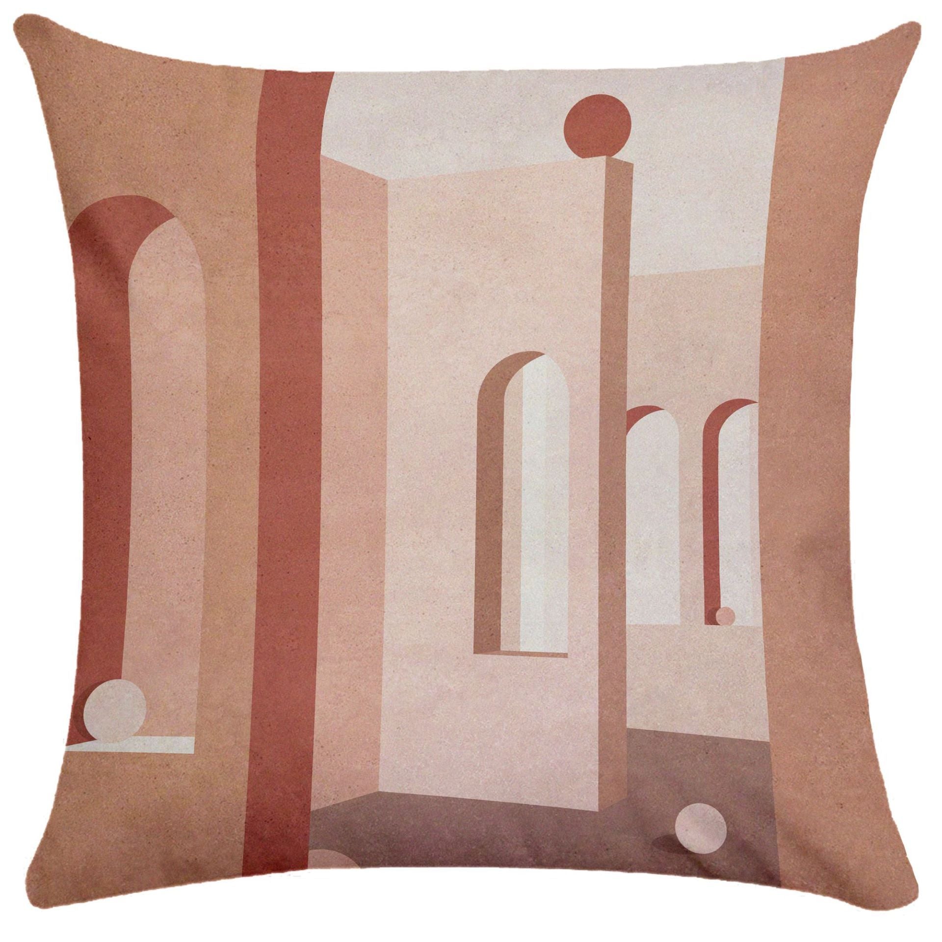 HKM-281747 Geometric Abstract Plush Pillowcase for Living Room, Bedroom, and More