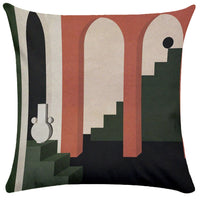HKM-281747 Geometric Abstract Plush Pillowcase for Living Room, Bedroom, and More