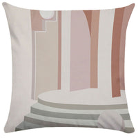 HKM-281747 Geometric Abstract Plush Pillowcase for Living Room, Bedroom, and More