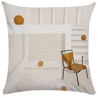 HKM-281747 Geometric Abstract Plush Pillowcase for Living Room, Bedroom, and More
