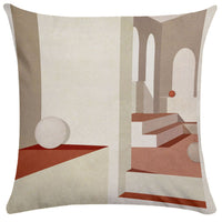 HKM-281747 Geometric Abstract Plush Pillowcase for Living Room, Bedroom, and More