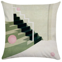 HKM-281747 Geometric Abstract Plush Pillowcase for Living Room, Bedroom, and More