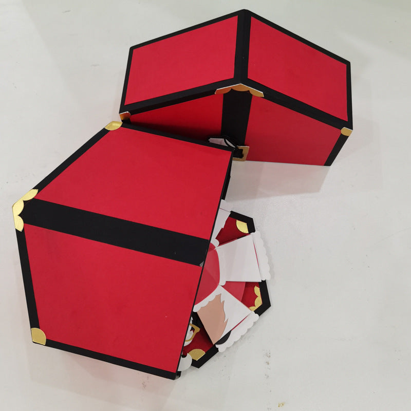 HKM-281811 Christmas Santa Claus Surprise Gift Box Toy Set