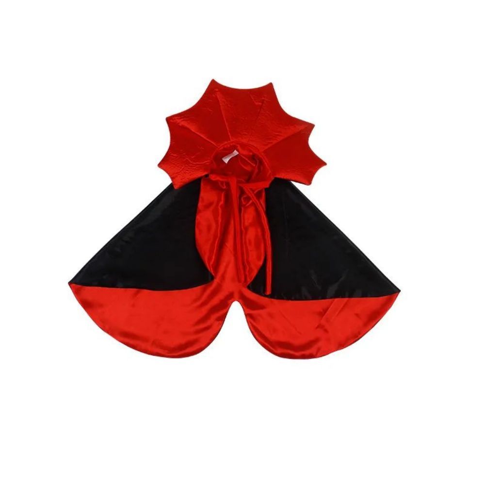 HKM-281811 Kawaii Vampire Cloak Costume for Small Dogs, Cats, Kittens - Ideal Halloween Pet Outfit
