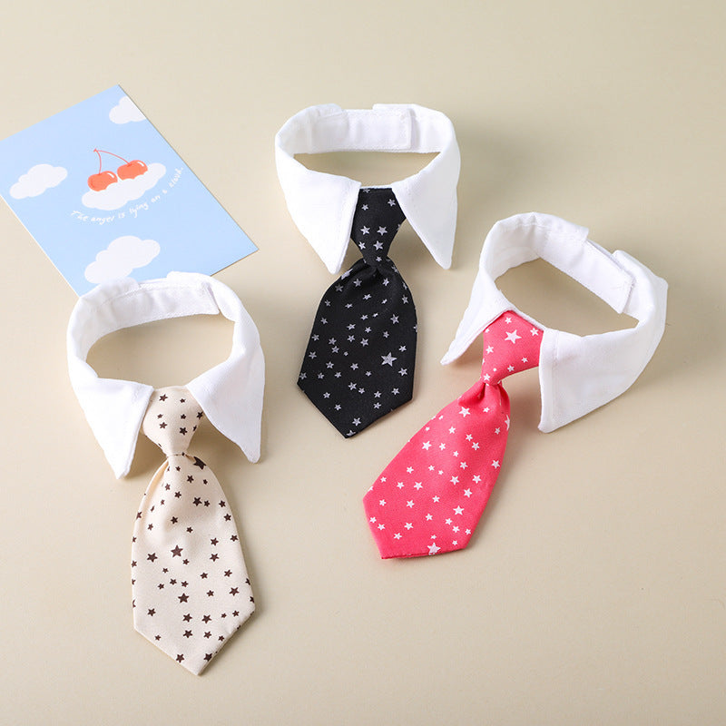 HKM-281875 Plaid Pet Tie for Dogs and Cats in Khaki, Black, Red, and More Patterns