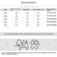 HKM-281939 Thickened Double-Layer Fleece Sweater for Large Dogs in Various Colors