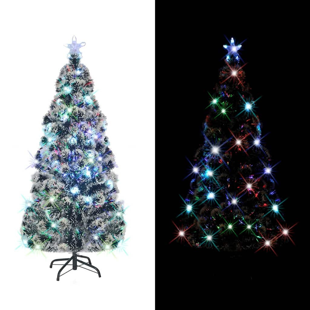 KTX-282003 Illuminated 150 cm Artificial Christmas Tree with LED Lights and Steel Stand