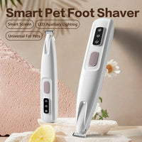 HKM-282131 Rechargeable Quiet Pet Paw Trimmer - Waterproof Cordless Clippers for Home Grooming