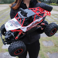 HKM-282195 1/12 Scale 4WD Off-Road Remote Control Truck with LED Lights and Metal Construction