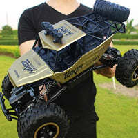 HKM-282195 1/12 Scale 4WD Off-Road Remote Control Truck with LED Lights and Metal Construction