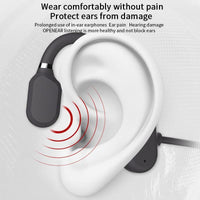 HKM-282259 Open Ear Bone Conduction Bluetooth Headset with IPX6 Waterproof, 5H Playtime, and 120H Standby Time