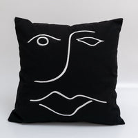 HKM-282579 Nordic Style Geometric Cotton Decorative Cushion with Fiber Filling - 45x45cm