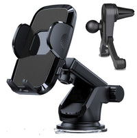 HKM-282579 Universal Car Suction Cup Mobile Phone Holder with Air Outlet Bracket Options