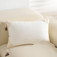 HKM-282643 Modern Chenille and Jacquard Sofa Pillow Cases in Black Swan, Kafuu Plaid, and Dai Girl Designs