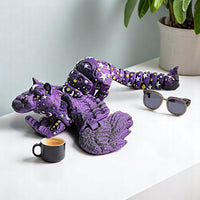 HKM-283027 Cosmic Dragon Space-Style Decorative Ornament with Exquisite Texture and Sci-Fi Design