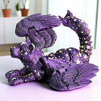 HKM-283027 Cosmic Dragon Space-Style Decorative Ornament with Exquisite Texture and Sci-Fi Design