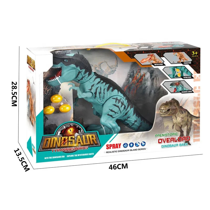 HKM-283155 Large Realistic Robot Dinosaur Toy for Kids with Light, Music, and Projection