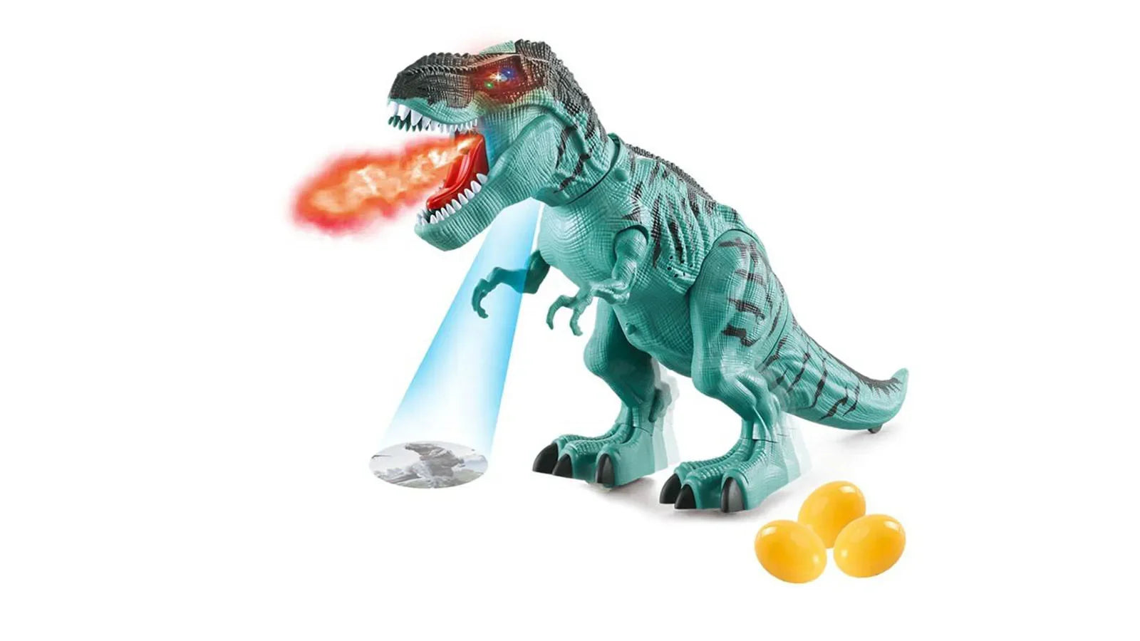 HKM-283155 Large Realistic Robot Dinosaur Toy for Kids with Light, Music, and Projection