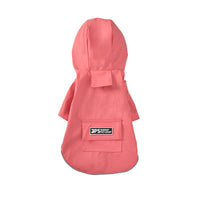 HKM-283219 Lightweight Breathable Solid Color Pet Windbreaker - Available in Yellow, Blue, Pink, Sizes S to 3XL