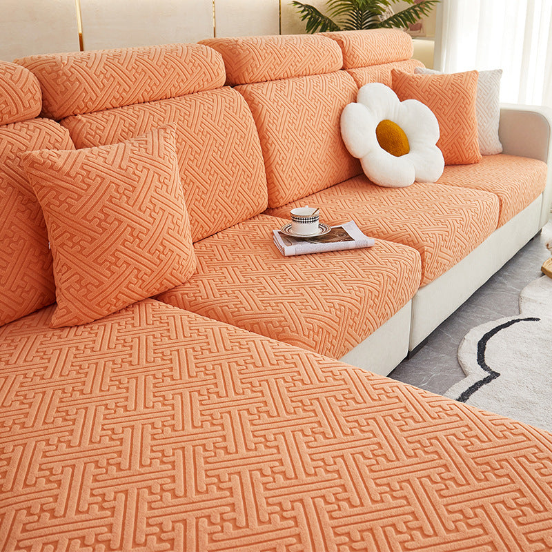 HKM-283411 Universal Sofa Cover - Non-slip Full Cover Cloth for Modern Simplicity, Available in Multiple Sizes