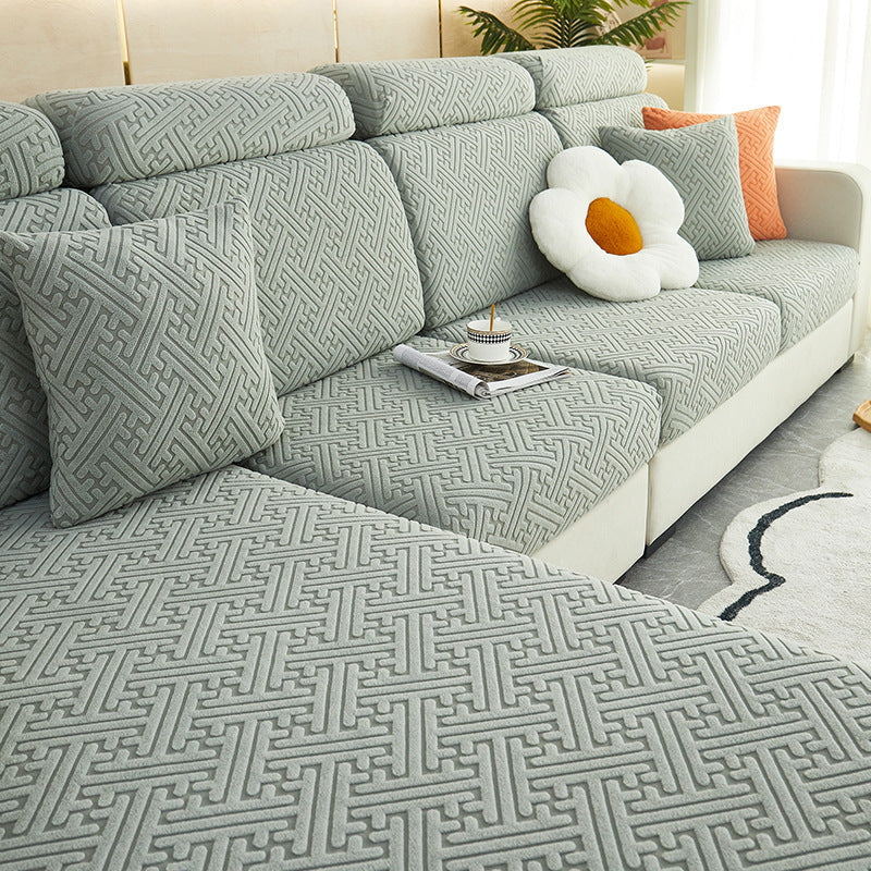 HKM-283411 Universal Sofa Cover - Non-slip Full Cover Cloth for Modern Simplicity, Available in Multiple Sizes