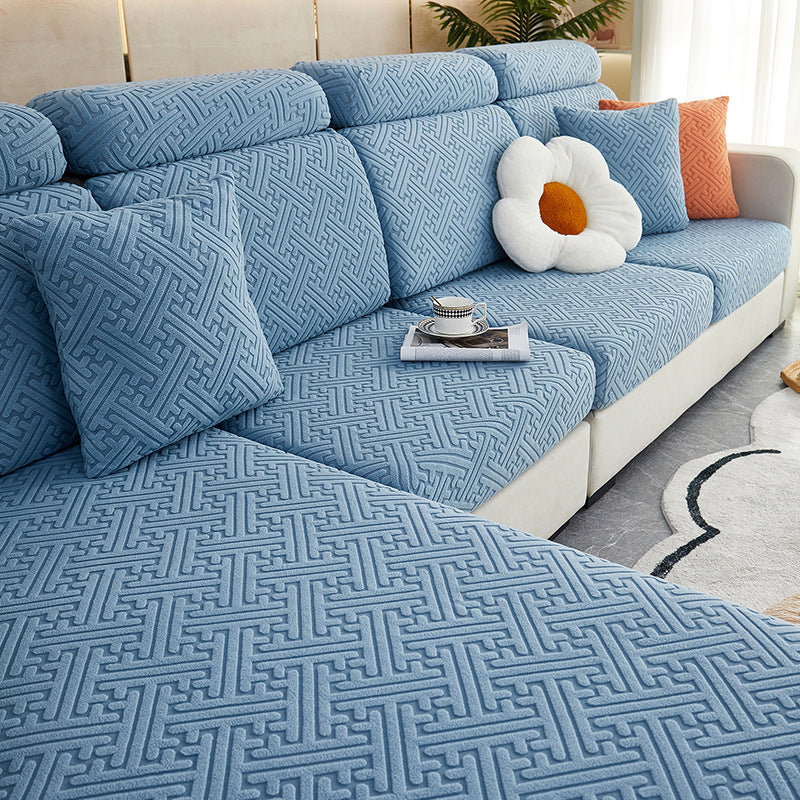 HKM-283411 Universal Sofa Cover - Non-slip Full Cover Cloth for Modern Simplicity, Available in Multiple Sizes