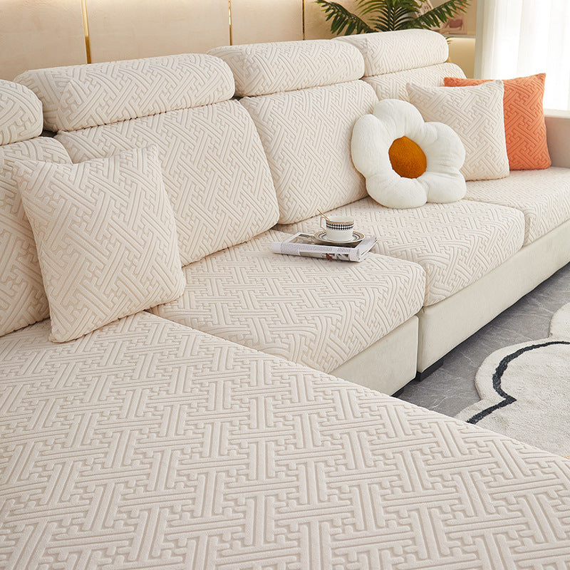 HKM-283411 Universal Sofa Cover - Non-slip Full Cover Cloth for Modern Simplicity, Available in Multiple Sizes