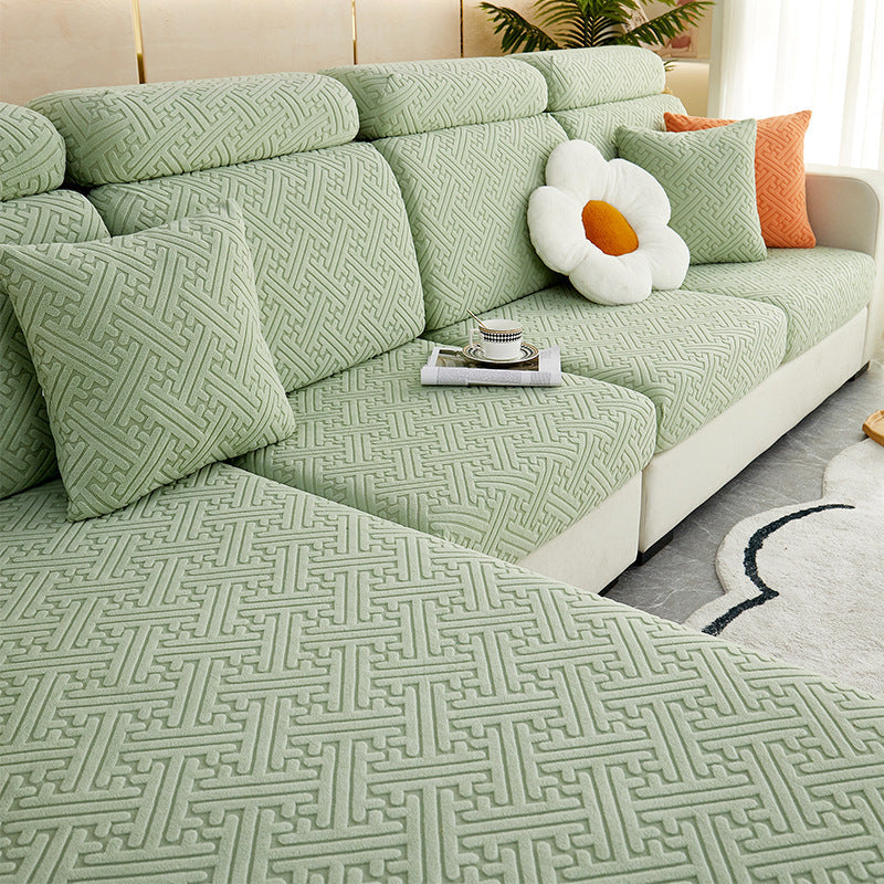 HKM-283411 Universal Sofa Cover - Non-slip Full Cover Cloth for Modern Simplicity, Available in Multiple Sizes