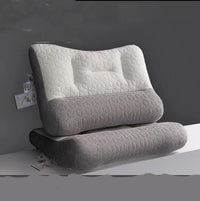 HKM-283475 Latex Cervical Support Traction Pillow for Improved Sleep - 95% Cotton Filling, Available in Multiple Sizes