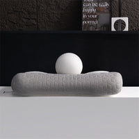 HKM-283475 Latex Cervical Support Traction Pillow for Improved Sleep - 95% Cotton Filling, Available in Multiple Sizes